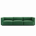 thumbnail image 3 of Conjure Channel Tufted Performance Velvet Sofa-EEI-5765-BLK-COG, 3 of 5
