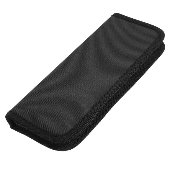 OFFIGAM Large Capacity Painting Brush Case in Black, Oxford Cloth Storage Bag for Art Supplies and Accessories