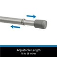 thumbnail image 5 of (2 pack) Mainstays 7/16" Adjustable Spring Tension Curtain Rod, 18-28", Chrome, 5 of 7