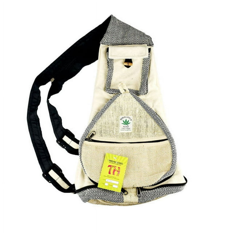 Hemp Round Shape Sling Bag –