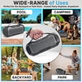 thumbnail image 4 of Pyle Portable Wireless BT Streaming Speaker - IPX6 Waterproof Wireless Speaker with TWS Function for Outdoor Play, Built-in Microphone, 4 of 7