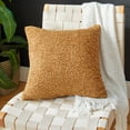 thumbnail image 5 of Sorra Home  Indoor Soft-Textured Knife Edge Square Pillow 20 in - Zazzle Quartz, 5 of 5