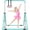 Green, variant on SHIWEI Gymnastics Bar for Kids, Foldable Gymnastic Bar with 5 Adjustable Height, Expandable Training Equipment for Indoor/Outdoor