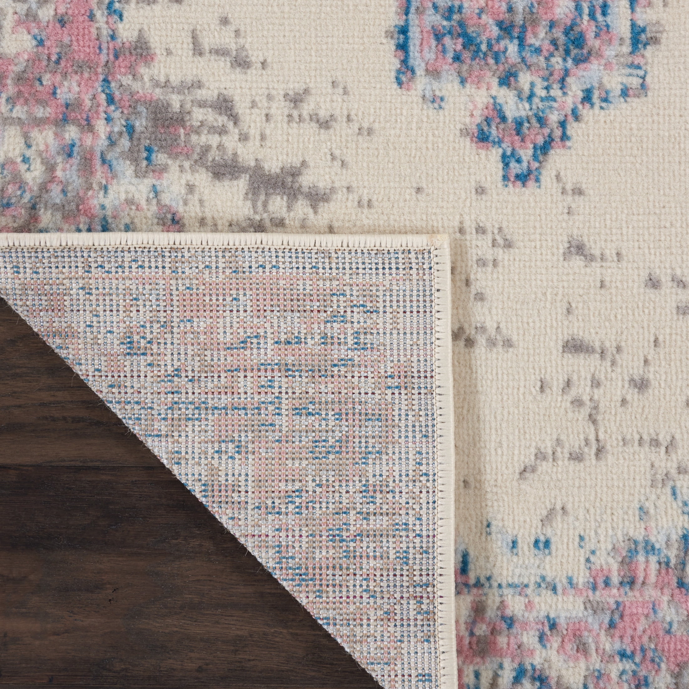 Nourison Grafix Persian Ivory/Pink 2'2" x 7'6" Area Rug, (2x8)