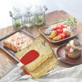 thumbnail image 4 of Bbq Grill Tongs Salad Bread Steak Meal Barbecue Tong Food Class Silicone Stainless Steel Kitchen Cooking Tongs Anti Heat Nonstick Portion Clip 9 Inch, 4 of 5