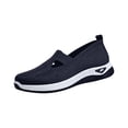 thumbnail image 3 of EKVAHL Women's Orthopedic Shoes Wide Width Toe Comfortable Soft Shoe Breathable Mesh with Arch Support Summer Casual Walking Shoes Anti-Skid Lightweight Sneakers, 3 of 7