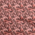 thumbnail image 1 of oneOone Polyester Spandex Pastel Red Fabric Asian Japanese Wave Craft Projects Decor Fabric Printed By The Yard 56 Inch Wide, 1 of 4