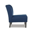 thumbnail image 3 of Signature Design by Ashley Triptis Small Modern Accent Chair, Navy Blue, 3 of 4