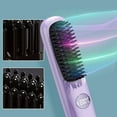 thumbnail image 4 of 2026 Upgraded Cordless Hair Straightener Brush, Fast Heating Portable Hair Straightening Comb with 3 Adjustable Temperatures & LED Display for Travel, 4 of 5