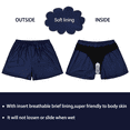 thumbnail image 5 of Hilor Women's Swim Board Shorts Plus Size Drawstring Swim Bottoms High Waist Swim Shorts, 5 of 6