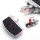 thumbnail image 4 of Placas de de motocicleta patas de pasajeros traseras pedales de piezaza para VTX1300 VTX1800 VT750, superficie mantén tu bota Yotijar tablas del piso del pasajero, 4 of 5