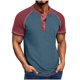 thumbnail image 2 of pstuiky Camisas casuales de manga corta para hombre, Blusa informal de manga corta con cuello vuelto y media cremallera para hombre camisas casuales para hombre m, 2 of 6