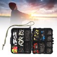 thumbnail image 4 of Opolski 176Pcs/Set Fishing Lure Connector Swivel Crank Hook Bean Sinker Accessory for Angling, 4 of 8