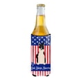 thumbnail image 2 of Carolines Treasures  Patriotic USA Russo-European Laika Spitz Michelob Ultra Hugger for Slim Cans, 2 of 3