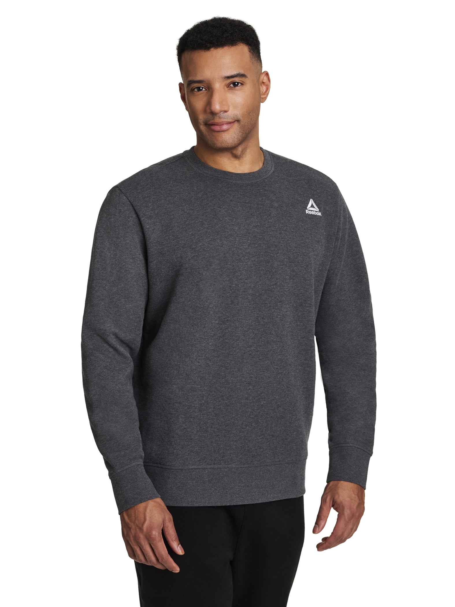 Reebok Men's and Big Men's Game Day Fleece Crewneck Sweatshirt, Sizes XS-5XL