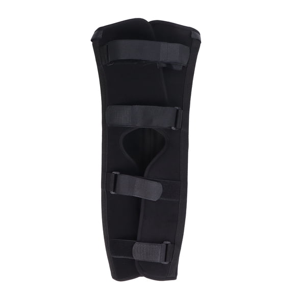 Inmovilizador de rodilla, soporte fuerte y cómodo, férula práctica para rodilla con cuatro correas ajustables