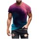 thumbnail image 1 of European And American Round Neck Casual Colorful Style Printed Short Sleeved T-shirt Top 3XL, 1 of 5