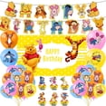 thumbnail image 3 of Suministros de fiesta de Winnie de Disney the Pooh, vajilla desechable, decoraciones de cumpleaños, plato y servilleta de papel, vaso, mantel, globo de látex, 3 of 4