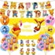 thumbnail image 3 of Suministros de fiesta de Winnie de Disney the Pooh, vajilla desechable, decoraciones de cumpleaños, plato y servilleta de papel, vaso, mantel, globo de látex, 3 of 4