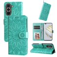 thumbnail image 1 of Funda tipo cartera GANGXUN para Huawei Nova 10 , diseño girasol, cuero PU, soporte, cierre magnético, tarjetero, 1 of 5