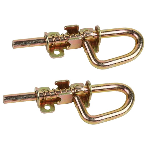 Pasador de puerta JIAHOO con resorte, cerrojos de barril galvanizados, 2 piezas