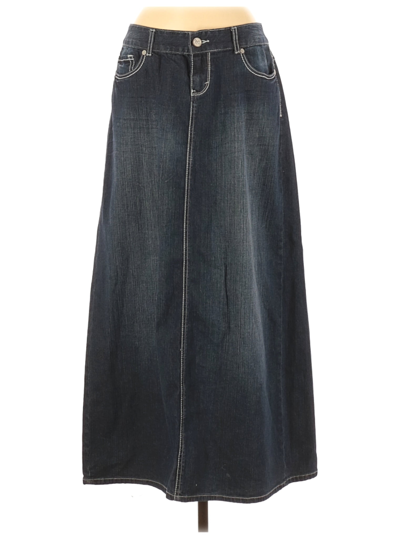 maurices denim skirt
