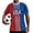 American Flag, variant on Morocco Flag Football Print Soccer Jersey Men Sports Shirts Short Sleeve Top Workout Fitness Outfits, Football Matches & Gym Training