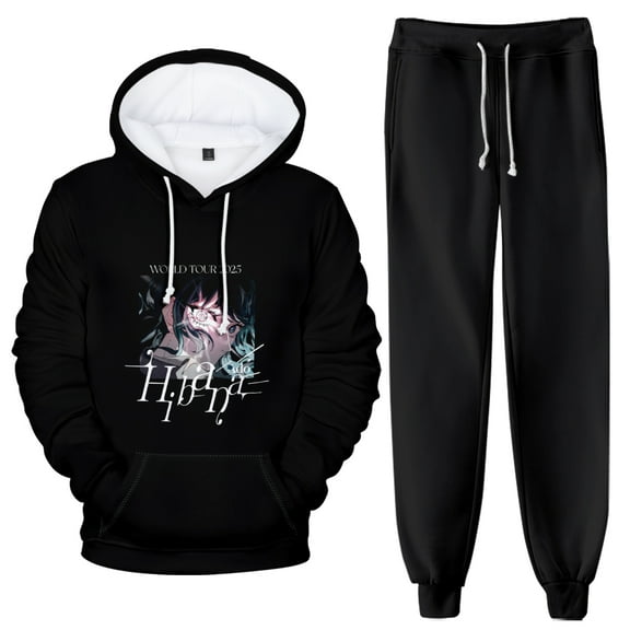 XUANXIAOJIANG Album cover artwork for 'Kyougen' and 'Usseewa' by Favorite singer Hoodie sweatpants unisex fashion long sleeved casual sweatshirt sweatpants set