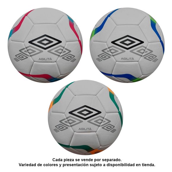 Balón de Soccer No. 5 Lev Sports Umbro Agilita Varios Modelos 1 Pieza