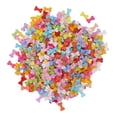 thumbnail image 1 of DIY Buttons, Premium Plastic Vivid Colors Dog Bone Dog Bone Buttons 1000 Pieces  For DIY For Craft For Sewing, 1 of 8