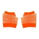 thumbnail image 1 of Qarigey 1 par de disfraces de los años 80, ropa de estilo de red de pesca colorida y práctica clásica, ropa decorativa para vestir a las guantes y mitones Naranja, 1 of 6