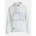 thumbnail image 5 of SpongeBob SquarePants Men's & Big Men's Graphic Fleece Hoodie with Long Sleeves, Sizes S-3XL, 5 of 5