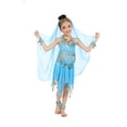 thumbnail image 1 of TZEWGL Belly Dancing Dance Performance Summer Clothes Outfit Sets For Kid 2 Piece Sets For Kids size 4-17T, 1 of 3