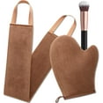 thumbnail image 1 of 3 in 1 Self Tanning Mitt Self Tanner Mitt Kit Self Tan Mitt Applicator Tanning Gloves Self Tan Mit Self Tanner Glove Tan Glove Tanning Mitt and Back Applicator and Brush Sunless Tanner Mitt Set, 1 of 6