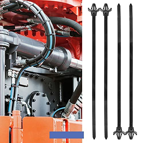 100pcs Push Mount Winged Chassis Sujetacables para el hogar Industria