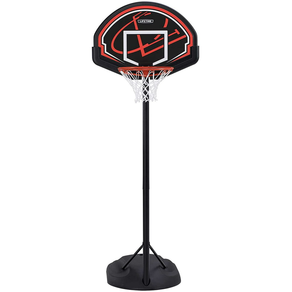 Lifetime 90022 32 Youth Portable Basketball Hoop Redblack Walmart