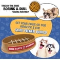 thumbnail image 2 of Pets First NCAA Ohio State Buckeyes Super-Bowl Slow Feeder Bowl for Dogs and Cats with Non-Slip Mat, 2 of 7