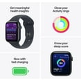 thumbnail image 4 of Restored Apple Watch SE 3 - GPS + Cellular - 44MM Midnight Aluminum Case with Stone Gray Sport Band - M/L, 4 of 5
