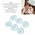 thumbnail image 4 of Cable Needle Shawl Pin, Durable Multipurpose Convenient Compact Spiral Cable Knitting Needle 6Pcs Stainless Steel DIY  for Knitting Gold,Blue,Purple, 4 of 7