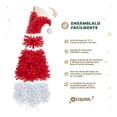 thumbnail image 3 of Árbol Navidad Pino Navideño Gorro de Santa Esquimal Rojo y Blanco 1.5m + Esfera Escarchada, 3 of 6