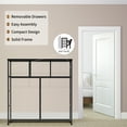 thumbnail image 6 of Bigroof Dresser, Dresser for Bedroom with 9 Drawers, Storage Drawer Organizer, Tall Chest of Drawers for Closet, Living Room, Hallway, Entryway Black, 6 of 7