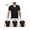 Black, variant on 3-Pack Insta Slim Mens V-Neck Compression, Athletic Shapewear T-Shirt VS0003