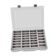 thumbnail image 4 of Estuche de almacenamiento para coches modelo 1/64, portátil, multifuncional, protector, resistente al polvo, con 27 compartimentos, organizador para coches de juguete. Gris, 4 of 10