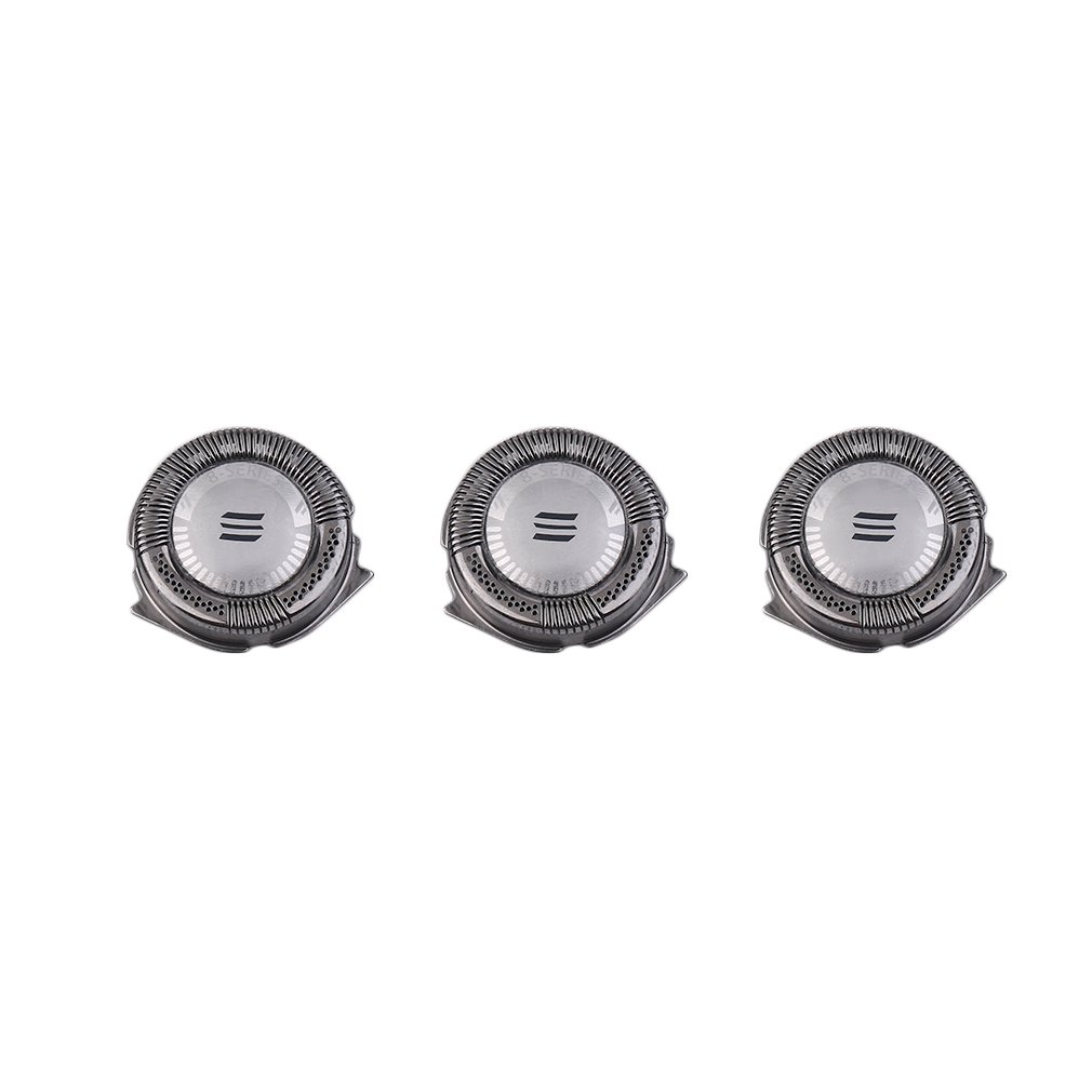 New Upgraded 3pcs/set Professional Shaver Razor Head Replacement Blades Cutters Shaver Head For Philips Norelco HQ9 HQ8, Silver