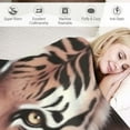 thumbnail image 3 of ONETECH Tiger Blanket Soft Warm Tiger Plush Throw Blanket Tiger Gifts for Tiger Lover Cozy Fluffy Flannel Bedding Tiger Animal Stuff Decor Blanket for Girls Boys Kids Adults Women Bed Travel, 3 of 6