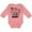 Mauve, variant on My Best Friend is My Aunt with Hearts Boys or Girls Long Sleeve Baby Bodysuit