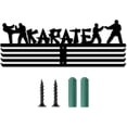 thumbnail image 2 of Karate Medal Hanger Display Sports Medal Holder Over 60+ Medals Award Iron Holder Rack Frame Wall Mounted Hanging, 2 of 7
