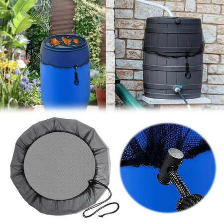 

Stretchy Couch Cover for Large Couch Garden Courtyard Outdoor Water Bucket Rain Bucket Mesh Cover Water Tank Leaf Screen Proof Protective Cover Black Polyester Outdoor Car Covers Water Hydrant Cover