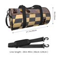thumbnail image 3 of Bingfone Chess Board With Pawns Print Gym Duffle Backpack for Men Women,Travel Weekender Carry-On Bags with Detachable Back Pack Straps for Traveling Overnight Climb Sports, 3 of 7
