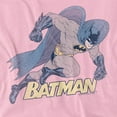 thumbnail image 2 of Batman Running Retro Women's T Shirt, Pink, Medium, 2 of 6